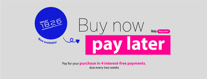 Buy now, pay later with ZERO interest!