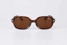 Load image into Gallery viewer, DALEY POLARIZED FOLDABLE SUNGLASSES LEOPARD/TEA