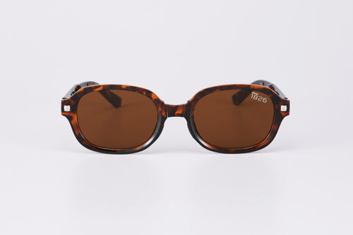 DALEY POLARIZED FOLDABLE SUNGLASSES LEOPARD/TEA