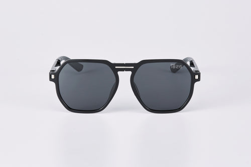 DAEMYN POLARIZED SUNGLASSES BLACK/BLACK