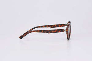 DALEY POLARIZED FOLDABLE SUNGLASSES LEOPARD/TEA