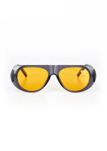 Load image into Gallery viewer, EITO WIDE-LEG SUNGLASSES GREY/ORANGE