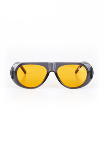 EITO WIDE-LEG SUNGLASSES GREY/ORANGE