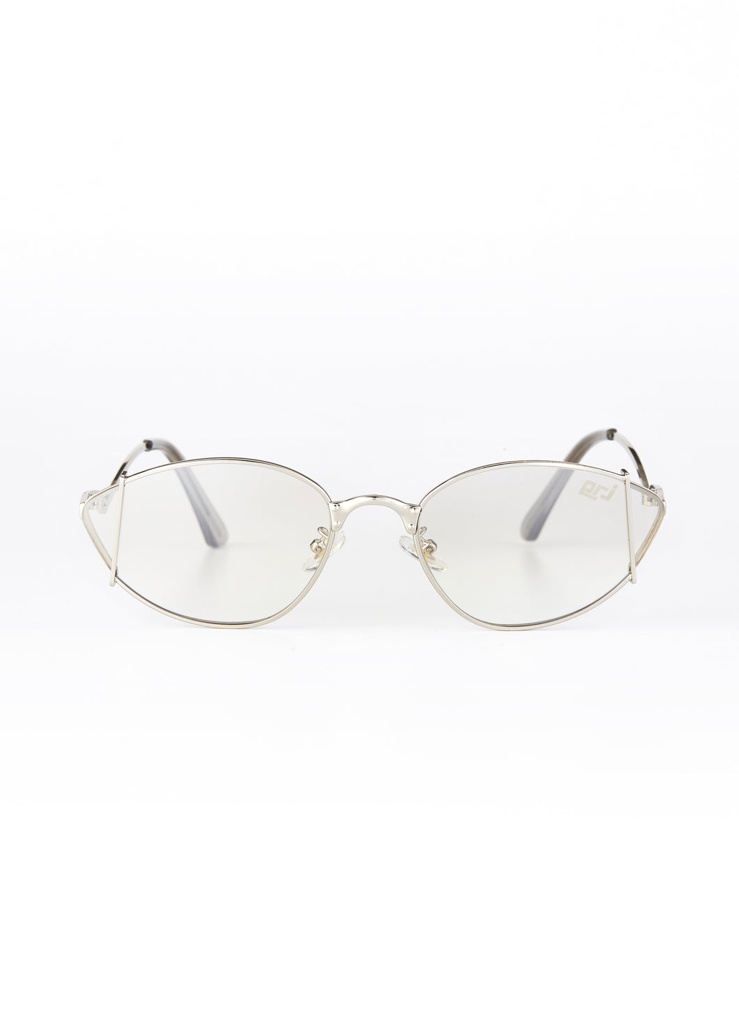EVERETT CAT EYE SUNGLASSES SILVER/SILVER
