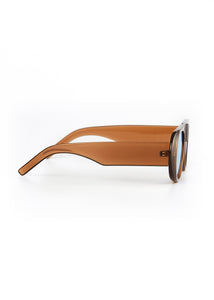 EITO WIDE-LEG SUNGLASSES BROWN/BLUE