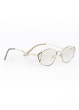 Load image into Gallery viewer, EVERETT CAT EYE SUNGLASSES SILVER/SILVER