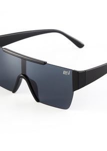 EDGERTO FUTURISTIC SUNGLASSES BLACK/GREY