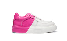 Load image into Gallery viewer, FERGIE DUAL COLOUR LEATHER SNEAKER PINK