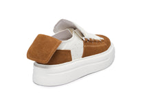 Load image into Gallery viewer, FELTON BROAD SHOELACE SUEDE LEATHER SNEAKER BROWN