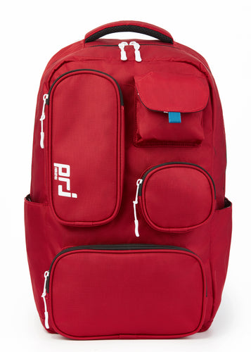 COLESON MULTIPOCKET BACKPACK RED