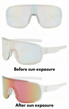 Load image into Gallery viewer, FEARGHUS PHOTOCHROMIC DAY/NIGHT SUNGLASSES CLEAR/RED