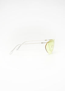 ECKARD SUNGLASSES SILVER/YELLOW
