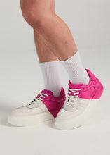 Load image into Gallery viewer, FERGIE DUAL COLOUR LEATHER SNEAKER PINK