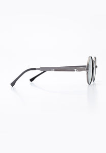 ABELINO SUNGLASSES GUN/GREEN