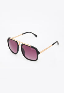 ALICIO SUNGLASSES BLACK/PURPLE