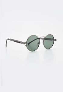 ABELINO SUNGLASSES GUN/GREEN