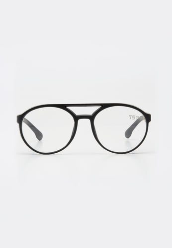 AMES SUNGLASSES BLACK/CLEAR