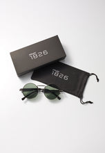 Load image into Gallery viewer, ABELINO SUNGLASSES GUN/GREEN