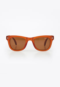 BEAMAN FOLDABLE SUNGLASSES TEA/GREY