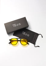 Load image into Gallery viewer, ACE SUNGLASSES BLACK/YELLOW
