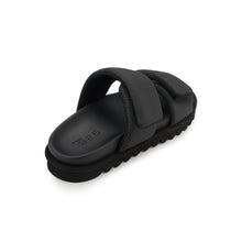 Load image into Gallery viewer, EDSON PADDED SANDAL BLACK