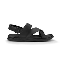 Load image into Gallery viewer, EATON SLINGBACK LEATHER SANDAL BLACK