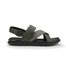 Load image into Gallery viewer, EATON SLINGBACK LEATHER SANDAL GREEN
