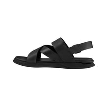 Load image into Gallery viewer, EATON SLINGBACK LEATHER SANDAL BLACK