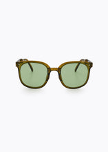 Load image into Gallery viewer, CALEB FOLDABLE SUNGLASSES GREEN/GREEN