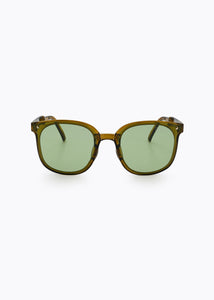 CALEB FOLDABLE SUNGLASSES GREEN/GREEN