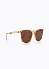 Load image into Gallery viewer, CALEB FOLDABLE SUNGLASSES BROWN/BROWN