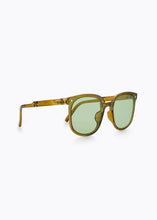 Load image into Gallery viewer, CALEB FOLDABLE SUNGLASSES GREEN/GREEN