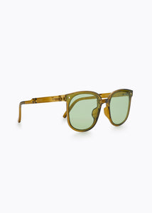 CALEB FOLDABLE SUNGLASSES GREEN/GREEN