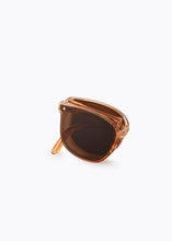 Load image into Gallery viewer, CALEB FOLDABLE SUNGLASSES BROWN/BROWN