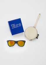 Load image into Gallery viewer, BEAMAN FOLDABLE SUNGLASSES BLACK/YELLOW