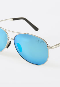 ACTON POLARIZED SUNGLASSES SILVER/BLUE