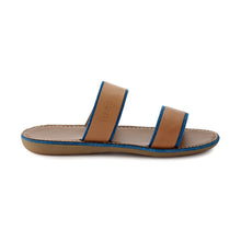 Load image into Gallery viewer, ANOD LEATHER SLIPPER LIGHT BROWN