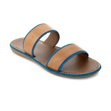 Load image into Gallery viewer, ANOD LEATHER SLIPPER LIGHT BROWN