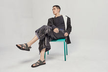 Load image into Gallery viewer, EATON SLINGBACK LEATHER SANDAL GREEN
