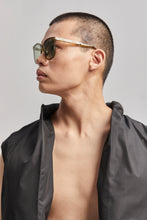 Load image into Gallery viewer, CALEB FOLDABLE SUNGLASSES GREEN/GREEN