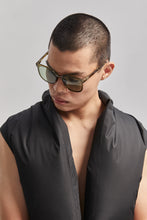 Load image into Gallery viewer, CALEB FOLDABLE SUNGLASSES GREEN/GREEN