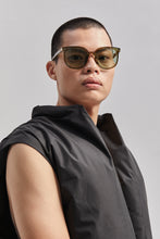 Load image into Gallery viewer, CALEB FOLDABLE SUNGLASSES GREEN/GREEN