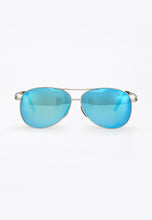 Load image into Gallery viewer, ACTON POLARIZED SUNGLASSES SILVER/BLUE