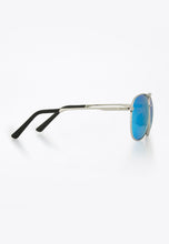 Load image into Gallery viewer, ACTON POLARIZED SUNGLASSES SILVER/BLUE