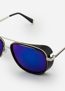 BAIN SUNGLASSES BLACK/GREEN