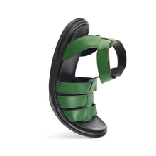 Load image into Gallery viewer, DANTON LEATHER SANDAL GREEN