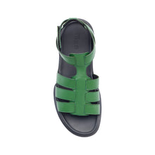 Load image into Gallery viewer, DANTON LEATHER SANDAL GREEN