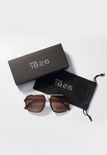 Load image into Gallery viewer, ALICIO SUNGLASSES BLACK/TEA