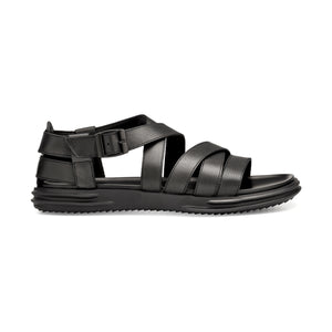 ANSON LEATHER SANDALS BLACK