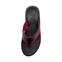 Load image into Gallery viewer, ARSEN THONG LEATHER SANDALS RED